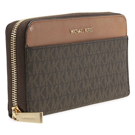 michael kors brown wallet sale